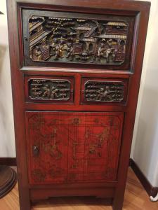 Small two-compartment cabinet 54 x 34 x 100 cm